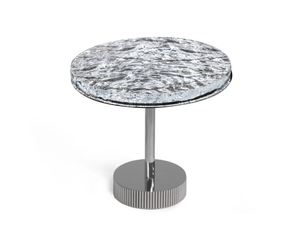 MILLER - Round glass high side table _ HESSENTIA | Cornelio Cappellini